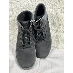 Timberland Boltero Mid Sneaker Boots Nubuck Black & Grey Boys US Size 3